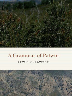cover image of A Grammar of Patwin